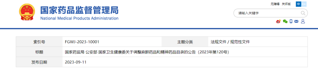 依托咪酯列入第二類精神藥品目錄！依托咪酯檢測，勢在必行！